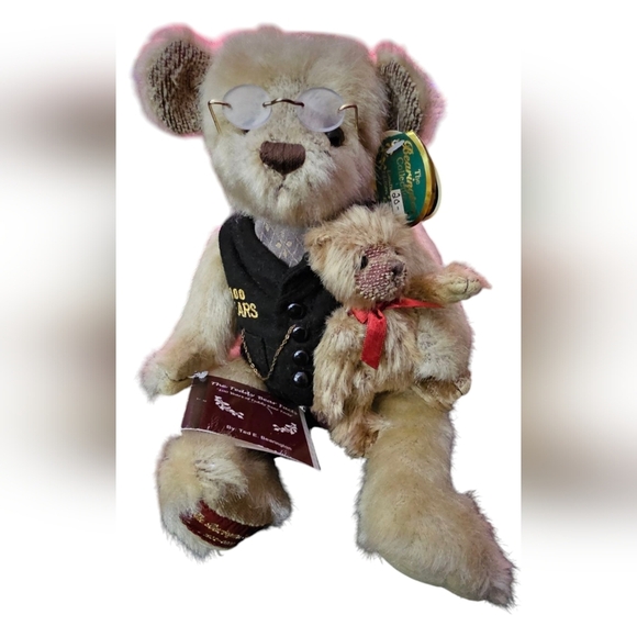 Ted E Bearington 100 Years Bear Faux Mohair 1902-2002 Limited Edition 1377 - Picture 2 of 6